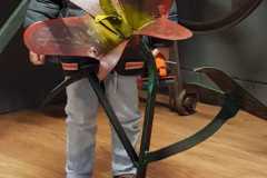 Big Flower With Honeybee - Made from a old horse plough - COLNIC Design
